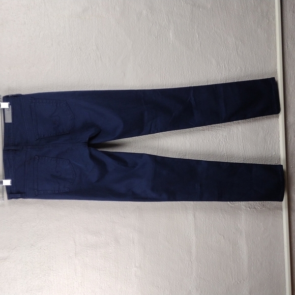 AG Adriano Goldschmied The Prima Mid Rise Cigarette Five Pocket Dark Blue Jean - Picture 9 of 12